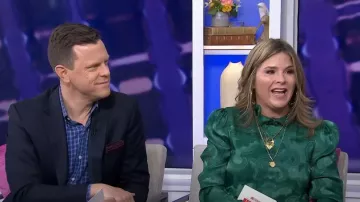 Robe Saloni Rina-B portée par Jenna Bush Hager comme on le voit dans Aujourd’hui avec Hoda & Jenna le 3 mars 2023