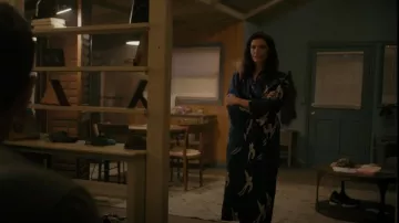 Susannahcotton Ki­mono Robe worn by Mandy Ellis (Jessica Paré) as seen in SEAL Team (S06E02)