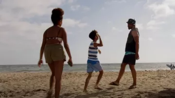 Rip Curl Kids Classic Surf Shorts worn by Officer Diane Stafford (Gigi Zumbado) as seen in 9-1-1 (S06E10)