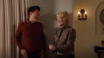 Theory Cropped Tweed Jacket worn by Margaret Buckley (Dee Wallace) as seen in 9-1-1 (S06E10)