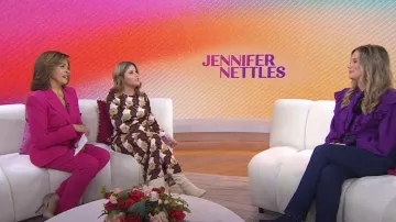 Michael Kors Crepe Cigarette Pants worn by Hoda Kotb as seen in Today with Hoda & Jenna on March 6, 2023