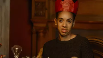 BDG Waffle Knitted Fisherman Jumper worn by Bill (Pearl Mackie) as seen in Doctor Who (S10E01)