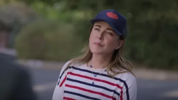 Clare V Trucker Hat worn by Liz (Christa Miller) as seen in Shrinking (S01E07)