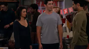 Lulus Tie Fidelity Dark Green Tie Front Bodysuit worn by Hannah (Ashley Reyes) as seen in How I Met Your Father (S02E07)