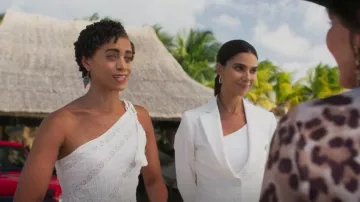 Free People Bel­la Maxi Dress worn by Ruby Akuda (Kiara Barnes) as seen in Fantasy Island (S02E08)