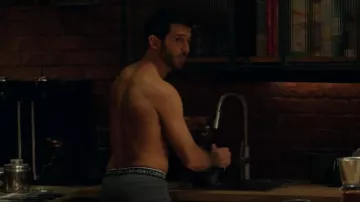 Calvin Klein Boxer Briefs worn by Majid (Darius Homayoun) as seen in Sex/Life (S02E06)