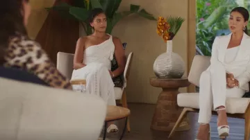Zara Flat Leather San­dals worn by Ruby Akuda (Kiara Barnes) as seen in Fantasy Island (S02E08)