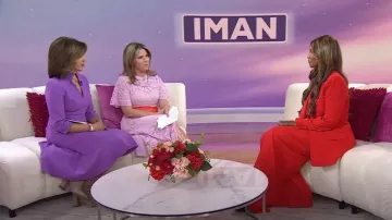 Black Halo Kensington Fit & Flare Dress worn by Hoda Kotb as seen in Today with Hoda & Jenna on March 8, 2023