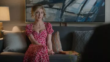 Reformation Lacey Dress worn by Grace (Heidi Gardner) as seen in Shrinking (S01E08)