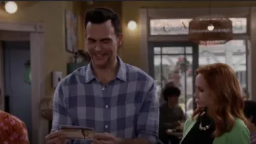Rails Ha­vana Re­laxed Shirt worn by Max (Cheyenne Jackson) as seen in Call Me Kat (S03E17)