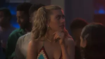 Tiffany U Link Earrings worn by Lauryn (Amelie Zilber) as seen in grown-ish (S05E17)