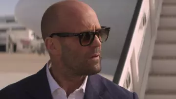Ray-Ban Wayfarer Sunglasses worn by Orson (Jason Statham) as seen in Operation Fortune: Ruse de Guerre