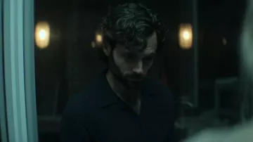 French Connection Retro Button Thru Knit worn by Joe Goldberg (Penn Badgley) as seen in You (S04E07)