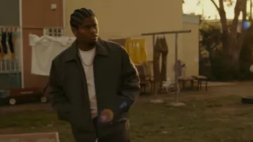 Dickies Unlined Eisenhower Jacket worn by Leon Simmons (Isaiah John) as seen in Snowfall (S06E04)