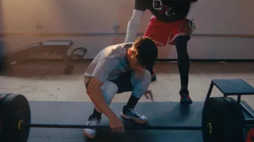 Nike Kyrie Flytrap 4 Black Cool Grey sneakers worn by Chang (Bloom Li) as seen in Chang Can Dunk