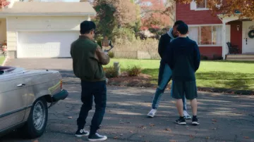 Converse hi top sneakers worn by Bo (Ben Wang) as seen in Chang Can Dunk outfits