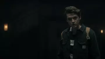 Carhartt WIP Stetson Denim Jacket In Black worn by Ed­ward (Brad Alexander) as seen in You (S04E10)