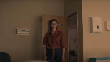 Valentino Long-Sleeve Button-Fastening Shirt worn by Kate Galvin (Charlotte Ritchie) as seen in You (S04E10)