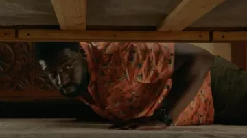 Roberta Oaks Short Sleeve BUtton Down worn by TC (Stephen Hill) as seen in Magnum P.I. (S05E05)