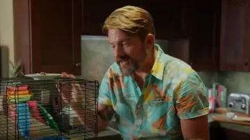 Quiksilver Garden Path Short Sleeve Shirt worn by Rick (Zachary Knighton) as seen in Magnum P.I. (S05E05)