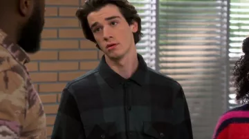 Only & Sons Check Overshirt worn by Garrett Bales as seen in The Neighborhood (S05E15)