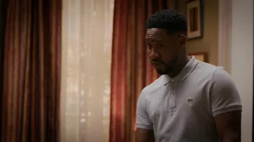 Lacoste Polo T-Shirt worn by Anthony (Aaron Jennings) as seen in Grand Crew (S01E01)