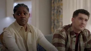 Loulou Studio Linen Sleeveless Shirt worn by Tamia 'Coop' Cooper (Bre-Z) as seen in All American (S05E13)