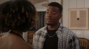 Zara Contrast Checked Shirt worn by Spencer James (Daniel Ezra) as seen in All American (S05E13)