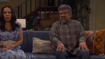 Rails Lennox Cotton-Blend Shirt worn by George (George Lopez) as seen in Lopez vs. Lopez (S01E14)