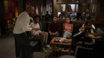 Adidas Originals SST Track Pants worn by Sherm Jones (Carl Tart) as seen in Grand Crew (S01E05)