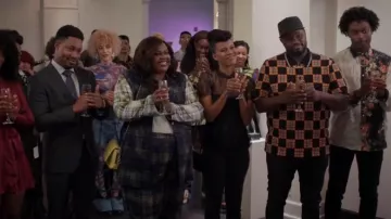 Jonathan Simkhai Kehlani Lace Busti­er Top worn by Fay (Grasie Mercedes) as seen in Grand Crew (S01E10)