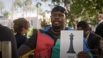 Nike Sportswear Tech Fleece Full-Zip Hoodie worn by Sherm Jones (Carl Tart) as seen in Grand Crew (S01E06)