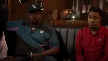Puma X Butter Goods Abstract Graphic Polo worn by Sherm Jones (Carl Tart) as seen in Grand Crew (S01E06)