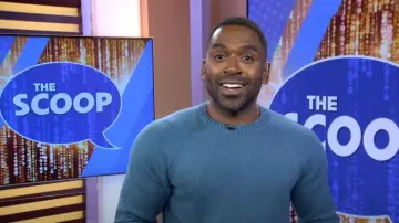Gap Crewneck Raglan Sweater worn by Justin Sylvester as seen in Today  with Hoda & Jenna on March 14, 2023