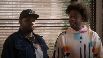 Levi's Denim Trucker Jacket worn by Sherm Jones (Carl Tart) as seen in Grand Crew (S01E08)