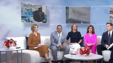 A.L.C. Kinsley Stretch Silk Blouse worn by Hoda Kotb as seen in Today on March 15, 2023