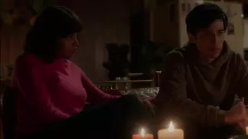 C by Bloomingdale's Cashmere Turtleneck Sweater worn by Abigail Bellweather (Ashley Nicole Williams) as seen in Motherland: Fort Salem (S02E08)