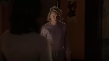 Maje Molly Cashmere Blend Crewneck Sweater worn by Raelle Collar (Taylor Hickson) as seen in Motherland: Fort Salem (S02E08)