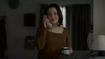 Forever 21 Square Neck Ribbed Sweater worn by Scylla Ramshorn (Amalia Holm Bjelke) as seen in Motherland: Fort Salem (S02E09)