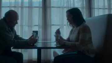 Vince Brushed Plaid Pullover worn by Scylla Ramshorn (Amalia Holm Bjelke) as seen in Motherland: Fort Salem (S02E09)