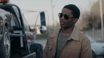 Cartier C Decor Sun­glass­es worn by Terry 'Southwest T' Flenory (Da' Vinchi) as seen in BMF (S02E03)