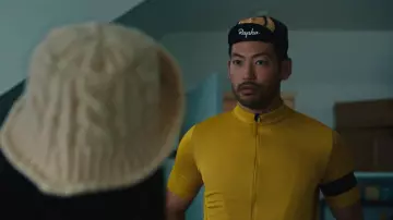 Rapha cycling cap worn by George Nakai (Joseph Lee) as seen in Beef TV series wardrobe (Season 1 Episode 1)