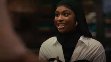 Staud Hazel Dress worn by Hilary Banks (Coco Jones) as seen in Bel-Air (S02E04)