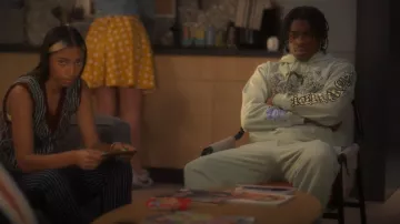 Alexander McQueen Joggers Verde usado por Zeke (Ceyair J Wright) como se ve en adulto-ish (S05E18)