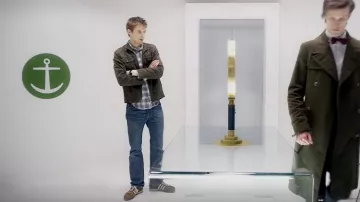 Adidas 62 Chile Chaussures en marron portées par Rory (Arthur Darvill) comme on le voit dans Doctor Who (S06E10)