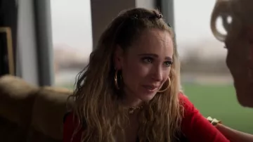 Jennifer Zeuner Jewelry Lou Medium Hoop Earrings worn by Keeley Jones (Juno Temple) as seen in Ted Lasso (S02E12)