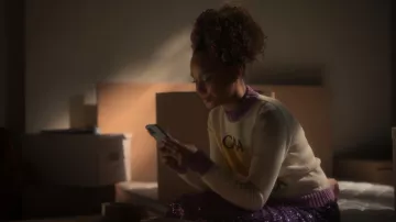Casablanca Sweatshirt worn by Kiela (Daniella Perkins) as seen in grown-ish (S05E18)