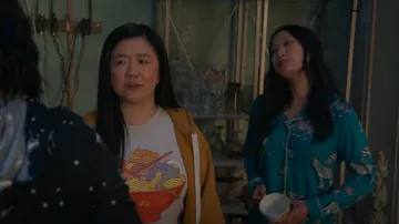 Hot Topic Ramen And Cats T-Shirt worn by Alice Kwan (Sherry Cola) as seen in Good Trouble (S05E01)
