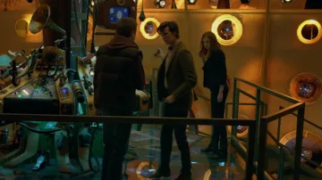 Topshop Baxter Skinny Jeans In Black worn by Amy Pond (Karen Gillan) as seen in Doctor Who (S05E07)