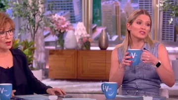 Rag And Bone Miramar Sleeveless Jumpsuit porté par Sara Haines tel que vu dans The View le 17 mars 2023